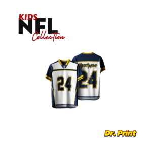 Kids Jersey - Streetwear White Blue Yellow